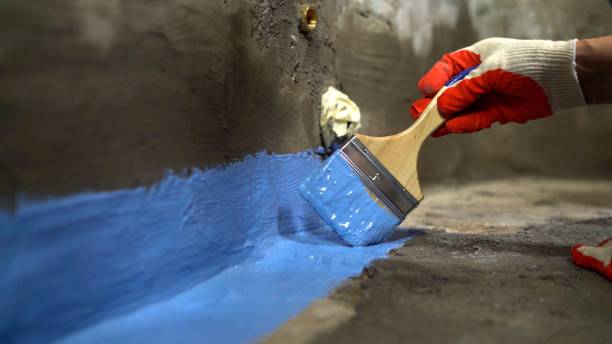Commercial Wet Basement Repair project at a East Aurora, NY business property by SJ Waterproofing Pros
